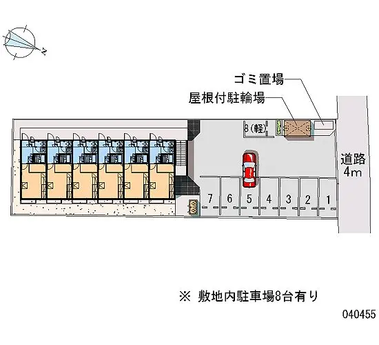 ★手数料０円★宇都宮市西大寛２丁目　月極駐車場（LP）